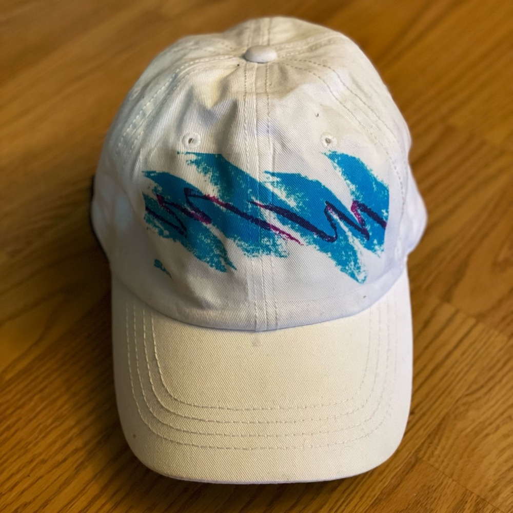 White Cobra Baseball Cap with Solo Cup Design